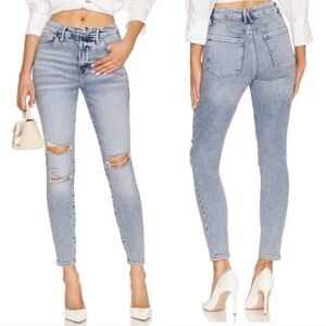 GOOD AMERICAN Jeans Good Legs Size 8 Blue